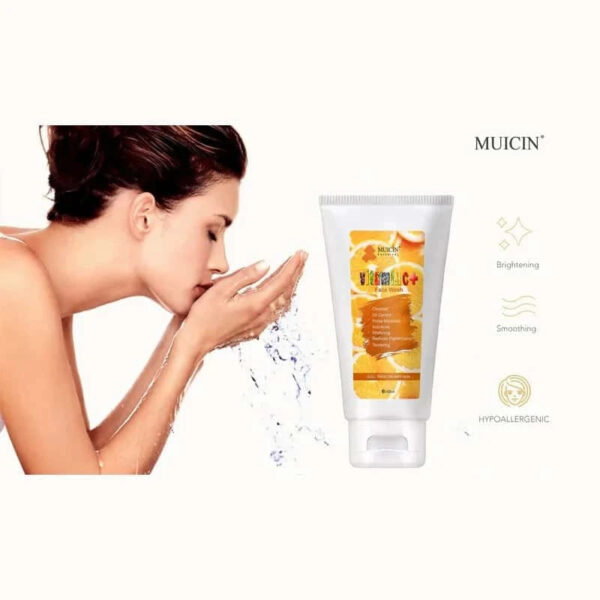 MUICIN Vitamin C+ Face Wash, Energizing Bright Clean. - Image 7