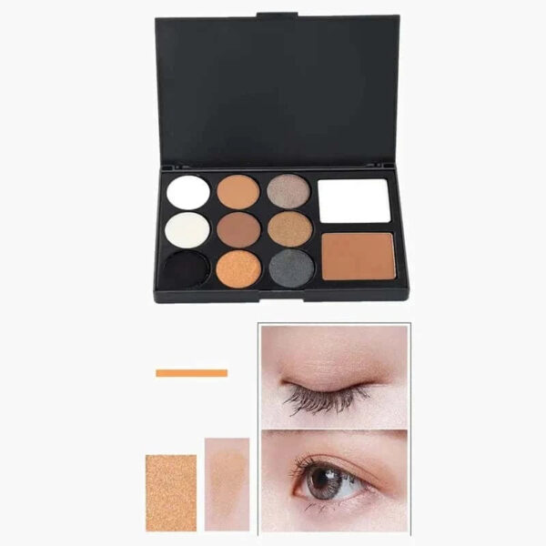 MUICIN Matte & Velvet 11 Colors Eyeshadow Palette, Compact Elegance for Versatile Looks. - Image 9