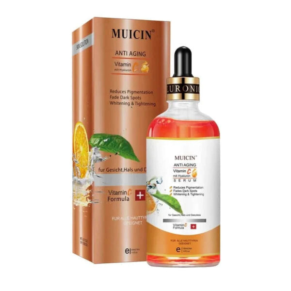 MUICIN Vitamin C & Hyaluronic Acid Age-Defying Serum.