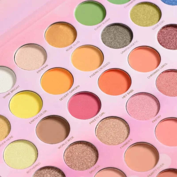 MUICIN Flirty Velvet Matte & Glitter 63 Colors Eyeshadow Palette. - Image 5