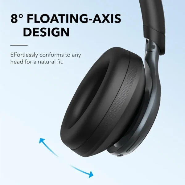 Soundcore by Anker, Space One, Active Noise Cancelling Headphone (Black). - Image 2