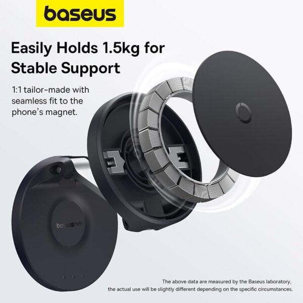 Baseus Magnetic Phone Stand for iPhone Magnetic Suction Wall Holder for Samsung Universal Adjustable Stand - Image 4