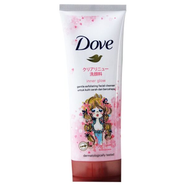 Dove Inner Glow Gentle Exfoliating Face Wash Cleanser 100 g. - Image 2