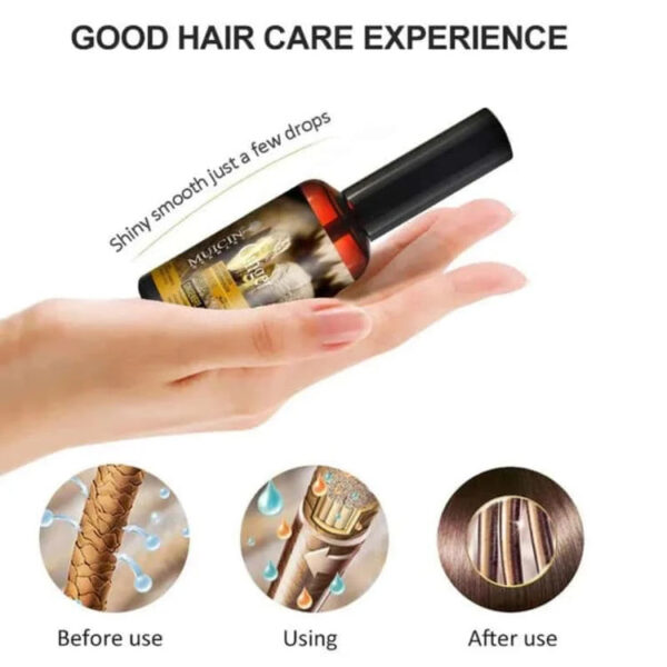 MUICIN Ginger & Argan Hair Oil 30ml - Image 3