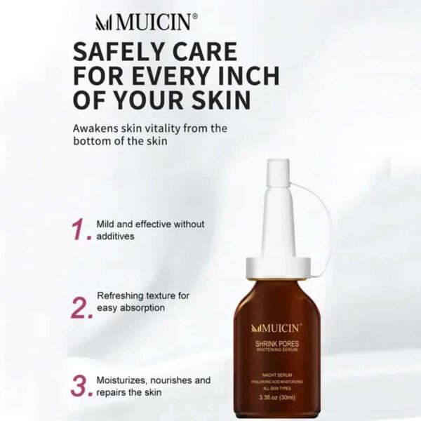 MUICIN Shrink Pores Hyaluronic Acid Serum. - Image 4