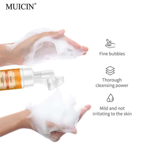 MUICIN Vitamin C Bubble Foaming Facial Cleanser. - Image 6