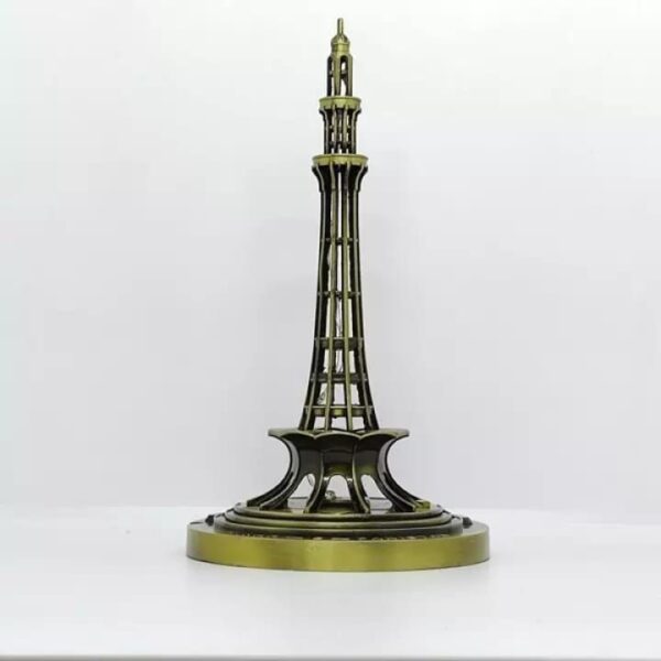 Souvenir Minar- e Pakistan Model Metal Tower Lahore 8 inch Tall