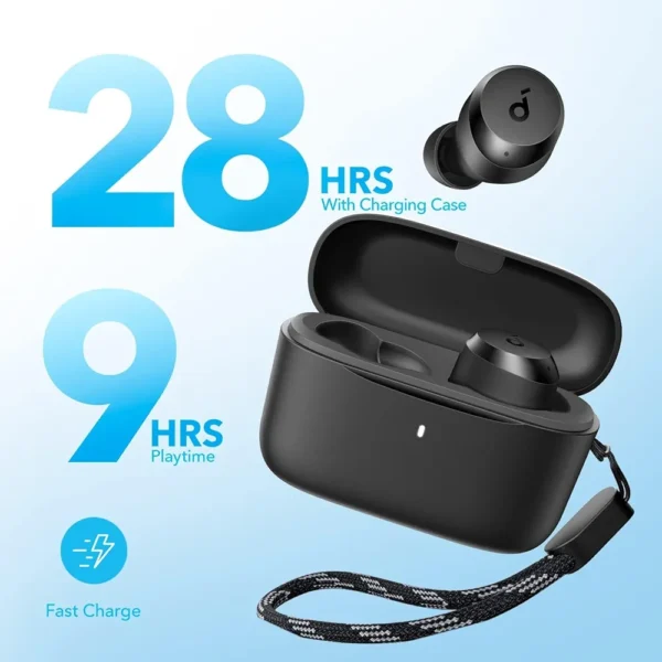Soundcore By Anker A25i True Wireless Earbuds (Black). - Image 3
