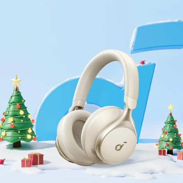 Soundcore by Anker, Space One, Active Noise Cancelling Headphone (White). - Image 7
