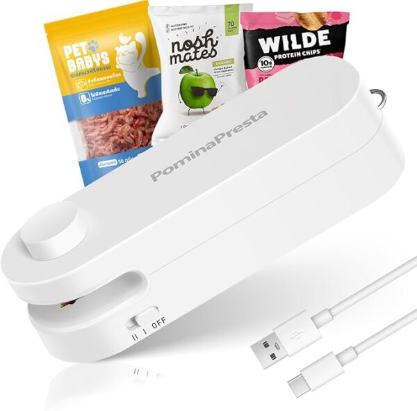 Portable Handheld Sealing Machine for Snack, Plastic Bags & Food Storage - Image 2