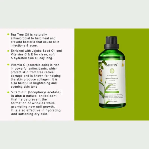 MUICIN Tea Tree & Jojoba Oil Essence. - Image 3