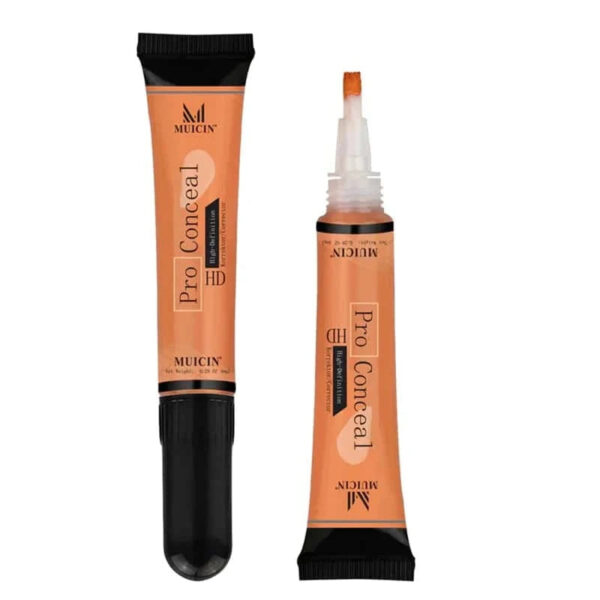 MUICIN HD Pro Concealer Corrector, Ultimate Coverage and Lightweight Formula (Orange). - Image 8