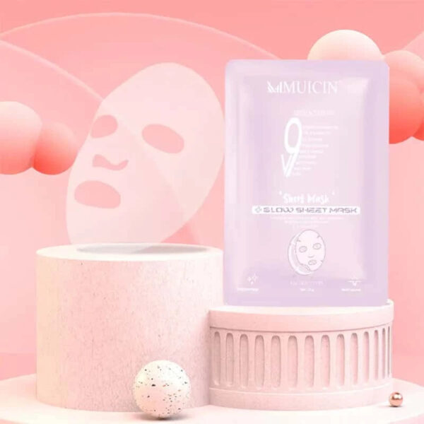 MUICIN V9+ Facial Glow Hydrating Sheet Mask | 9-in-1 Multi-Action Formula. - Image 6