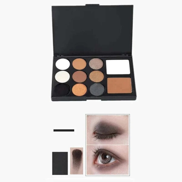 MUICIN Matte & Velvet 11 Colors Eyeshadow Palette, Compact Elegance for Versatile Looks. - Image 7