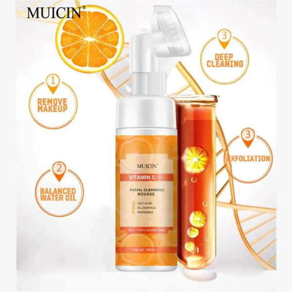 MUICIN Vitamin C Bubble Foaming Facial Cleanser. - Image 4