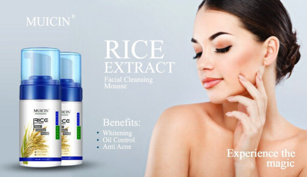 Muicin Rice Extract Facial Cleansing Mousse. - Image 4