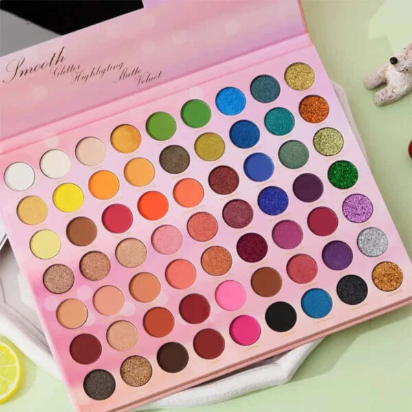 MUICIN Flirty Velvet Matte & Glitter 63 Colors Eyeshadow Palette. - Image 8