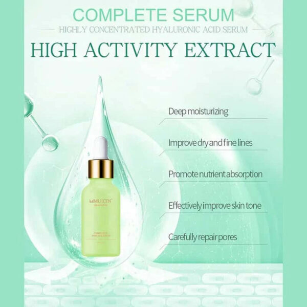 MUICIN Vitamin C + Hyaluronic Acid Complete Skin Solution Serum - Image 7