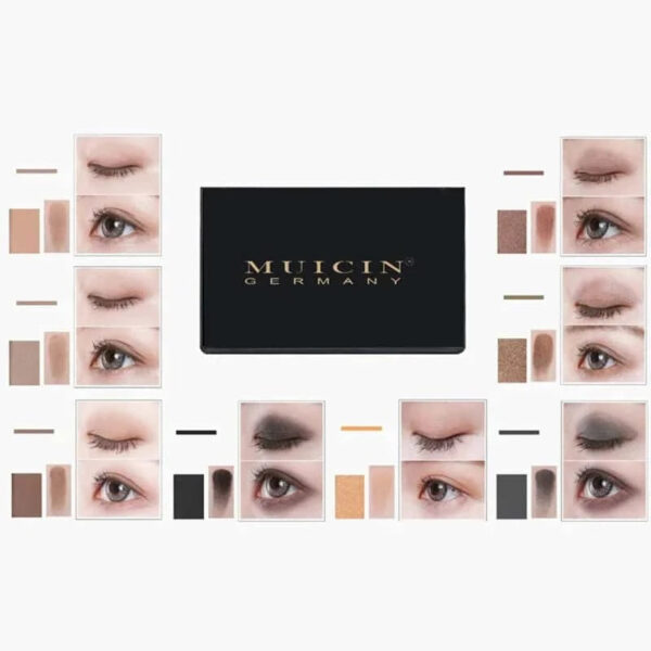 MUICIN Matte & Velvet 11 Colors Eyeshadow Palette, Compact Elegance for Versatile Looks. - Image 6