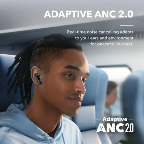 Soundcore Liberty 4 NC ANC True Wireless Earbuds (Black). - Image 7