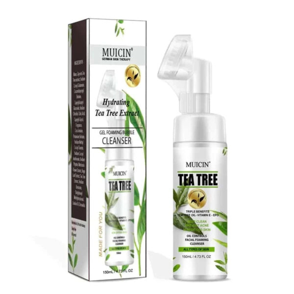 MUICIN Tea Tree Bubble Foaming Facial Cleanser.