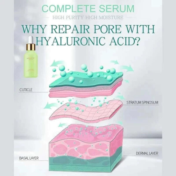 MUICIN Vitamin C + Hyaluronic Acid Complete Skin Solution Serum - Image 8