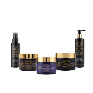 Silky Cool Gold Facial Set Large 5 Products: