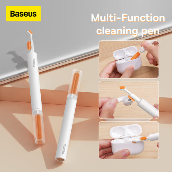 Baseus Wireless Earphones Cleaning Pen For Airpods Pro 3 2 Bluetooth Heaphones Cleaner Kit - Image 3