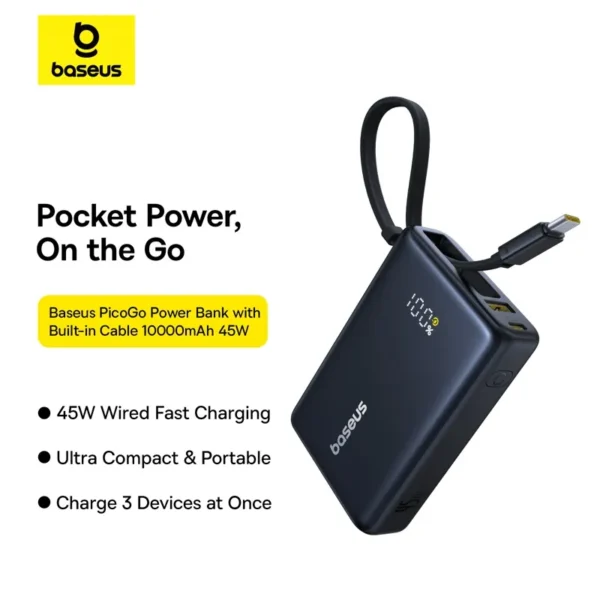 Baseus Picogo 10000Mah Power Bank - Image 4