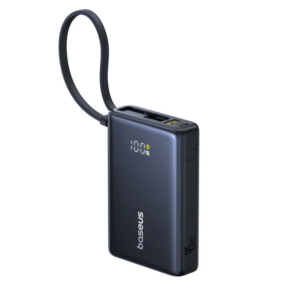 Baseus Picogo Power Bank 45W 10000mAh With Built-in Cable - Image 2