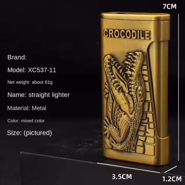 Visual Gas Window Metal Double Fire Direct Jet Lighter - Image 4