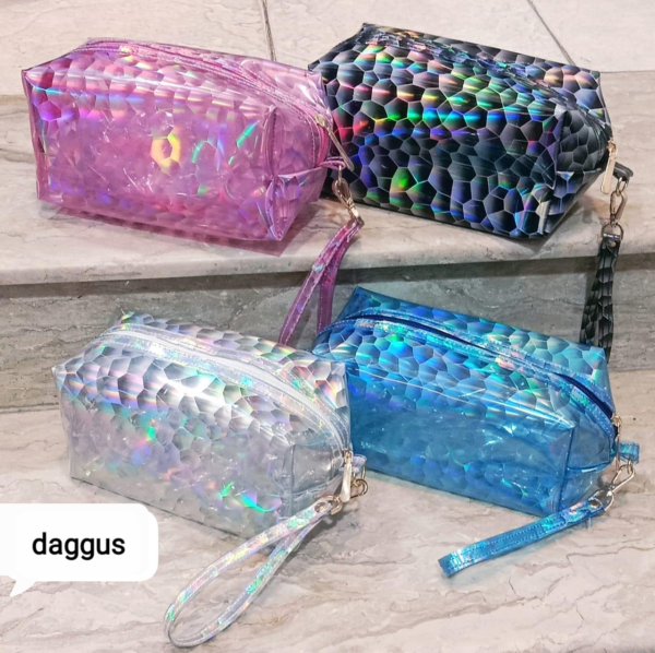 Sparkling texture Makeup pouches Makeup Case and Organizer