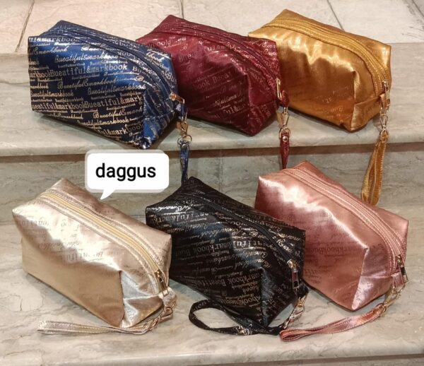 Luxuries Mat shine Cosmetic Pouch, Makeup Case Organizer, Multifunction Portable Makeup Bag