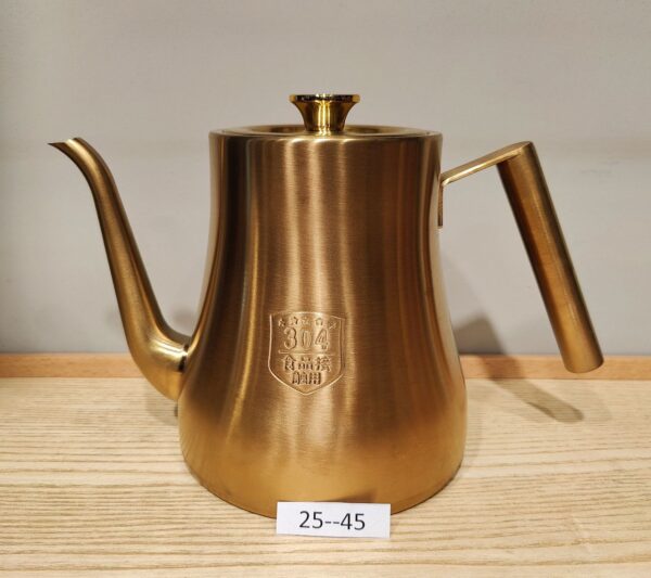 Golden stainless steel tea pot 2L(25-45)