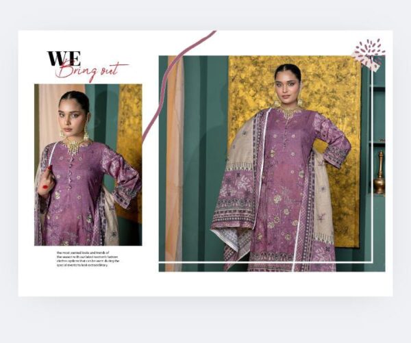 CHASHNI COLLECTION  By BMF Vol # 1320 (Unstitched).New Collection 2025. - Image 3