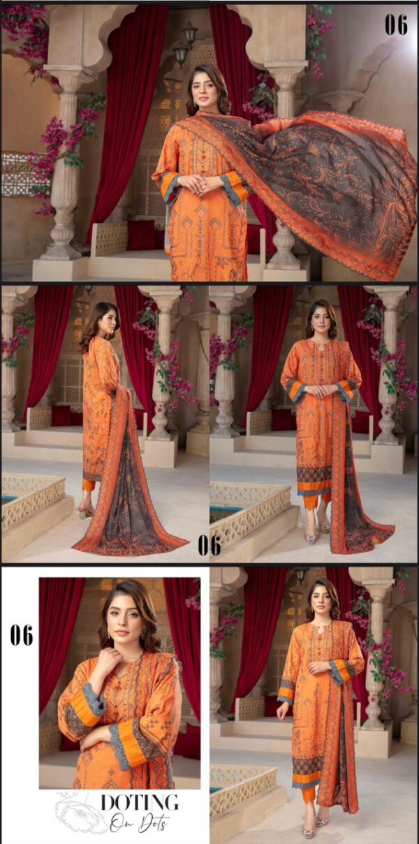 AYAT COLLECTION🇵🇰 By BMF Vol # 1202 (Unstitched). New Collection 2025. - Image 7