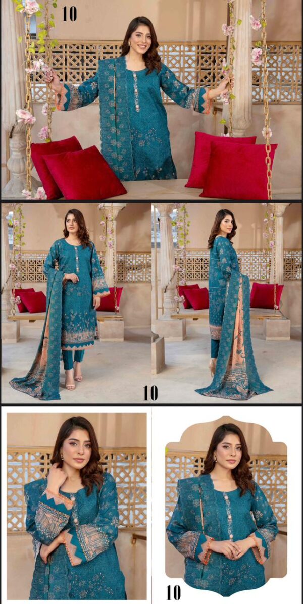 AYAT COLLECTION🇵🇰 By BMF Vol # 1202 (Unstitched). New Collection 2025. - Image 11