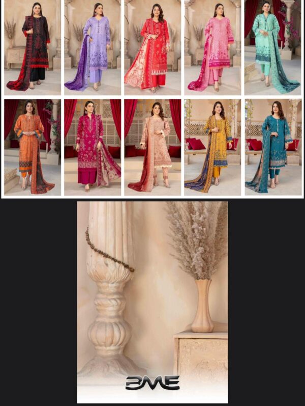 AYAT COLLECTION🇵🇰 By BMF Vol # 1202 (Unstitched). New Collection 2025. - Image 12