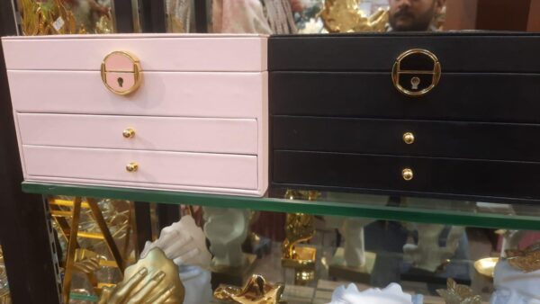 Luxe 3 Layer Jewelry Box, Jewelry Holder Organizer - Image 9