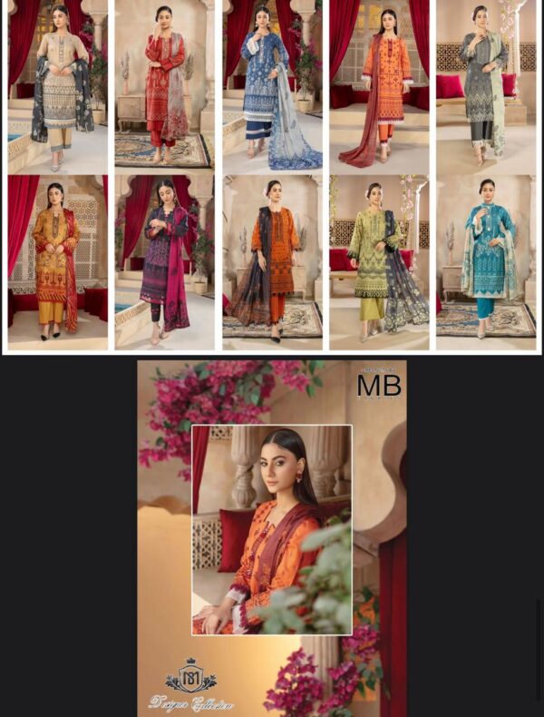 Muntaha Lawn (Un Stitched) 3 Piece, New Collection 2025.