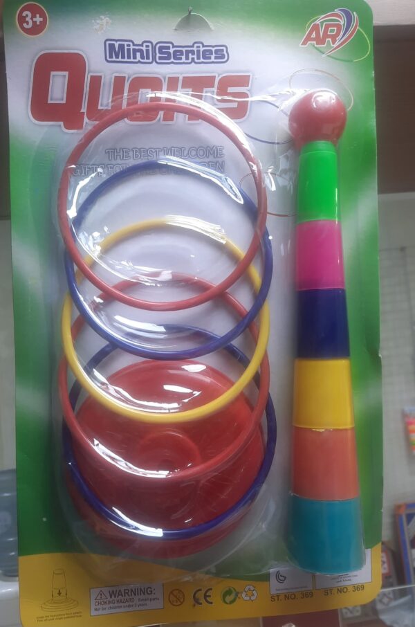 Quoits throw game arena Top Quality Rings for kids mini series toy