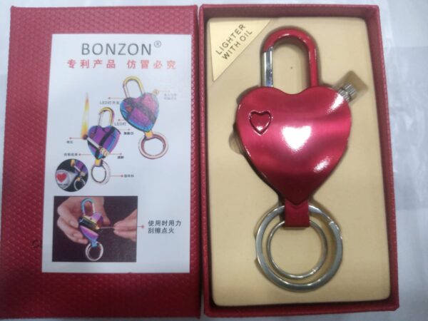 Lighter With Oil BONZON (Heart Shape)