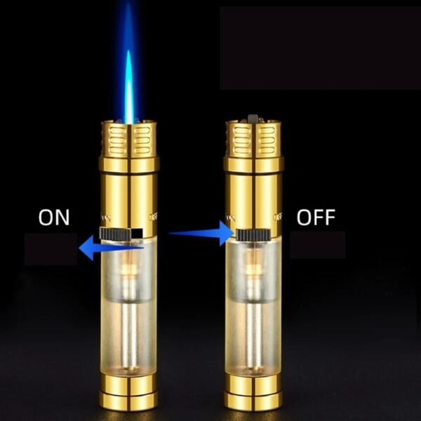 Torch Lighter - Metal Large Fire Windproof Blue Flame