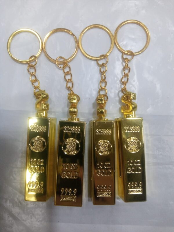 High Quality Gold Lighter with key chain