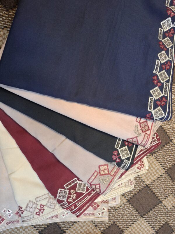 Winter Shawl with sequence cutwork