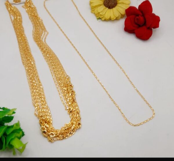 Luxury Stylish China gold and silver chain for girls and women - Image 5