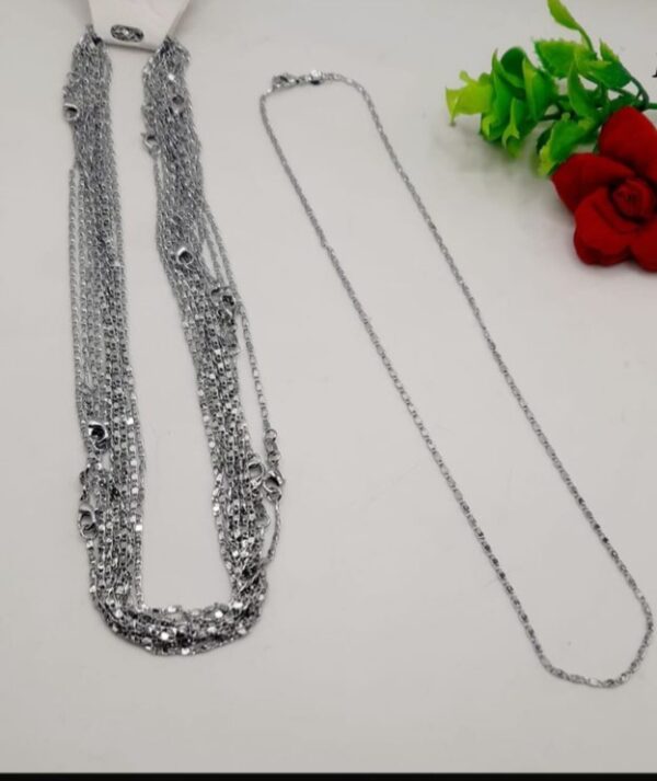 Luxury Stylish China gold and silver chain for girls and women - Image 11