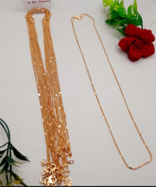 Luxury Stylish China gold and silver chain for girls and women - Image 12