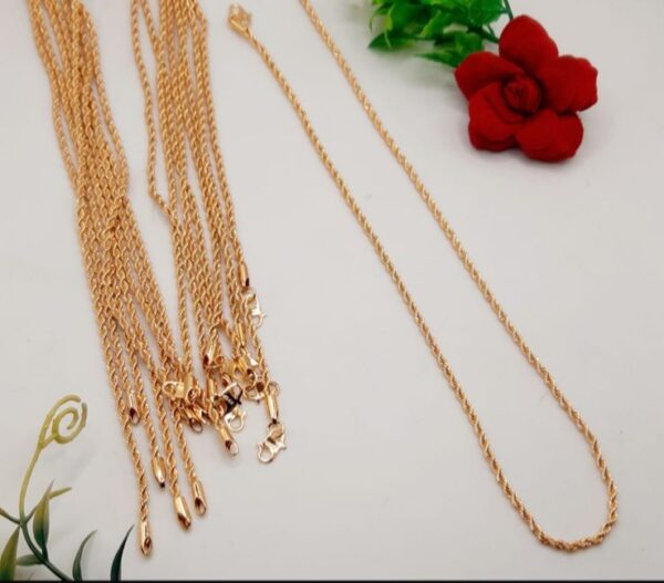 Luxury Stylish China gold and silver chain for girls and women - Image 17