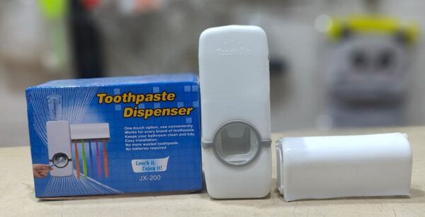 Toothbrush Holder with Toothpaste Dispenser - Image 2